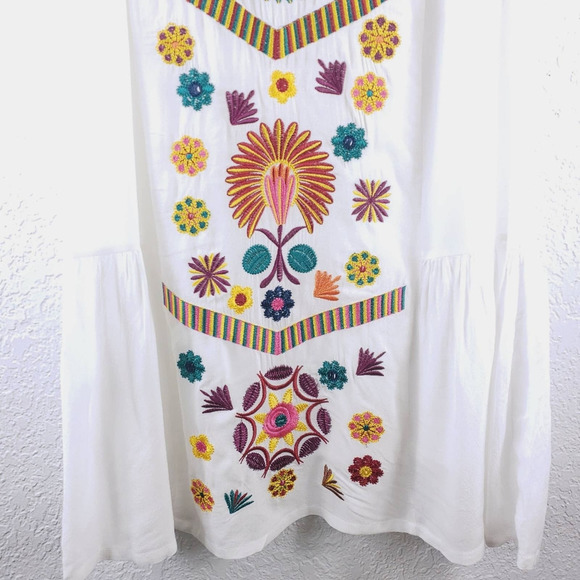 SEEN AND BE SEEN Floral Embroidered Dress Sz S - Picture 3 of 10